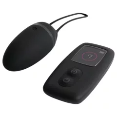   B SWISH Premium - nositelné akumulátorové, rádiové vibrační vajíčko (černé)