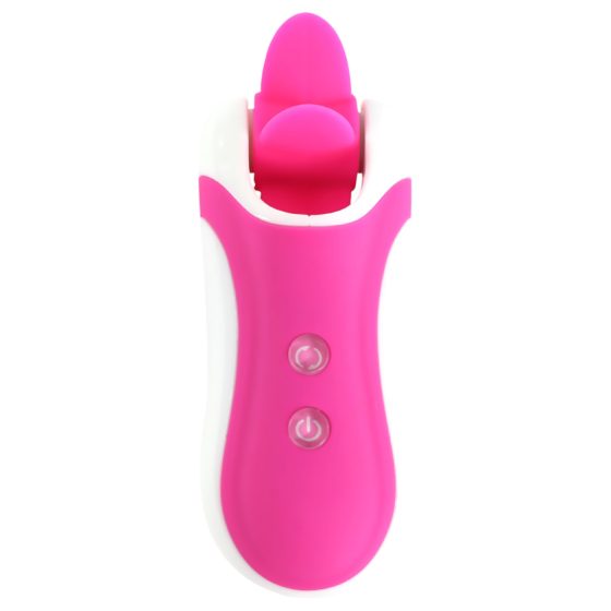 FEELZTOYS Clitella - dobíjecí, rotační, orální vibrátor (růžový)