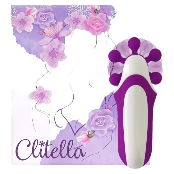 FEELZTOYS Clitella - dobíjecí rotační orální vibrátor (fialová)