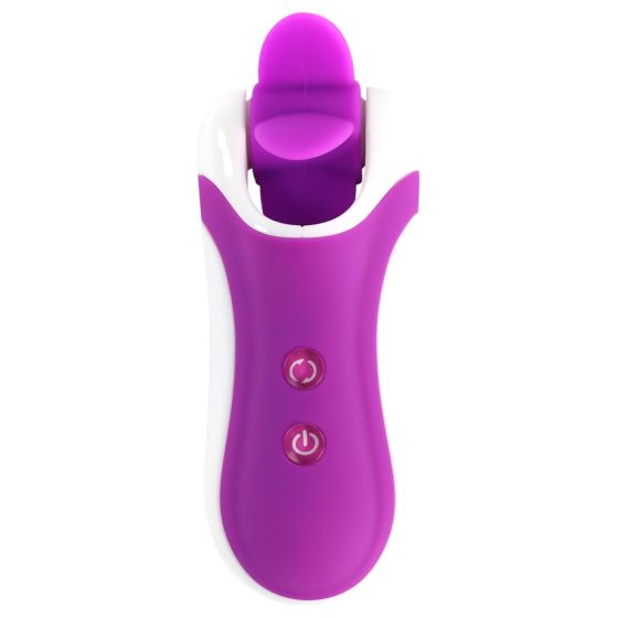 FEELZTOYS Clitella - dobíjecí rotační orální vibrátor (fialová)