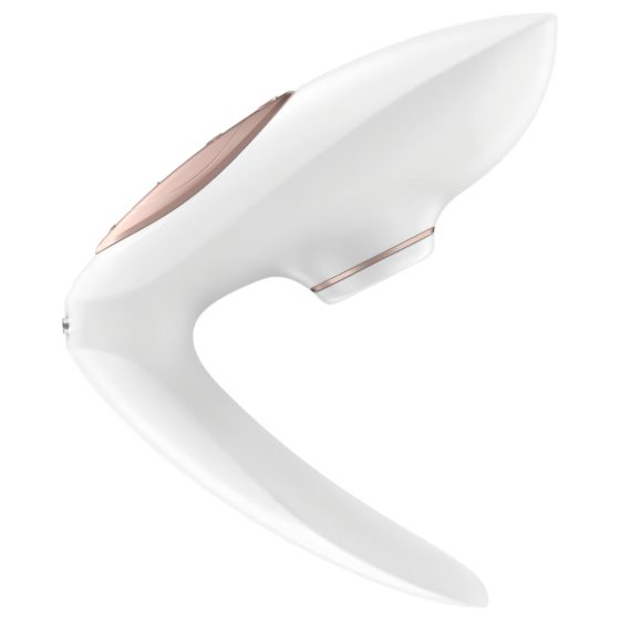 Satisfyer Pro 4 Couples - dobíjecí stimulátor pro páry s tlakovými vlnami (bílý)