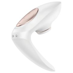   Satisfyer Pro 4 Couples - dobíjecí stimulátor pro páry s tlakovými vlnami (bílý)