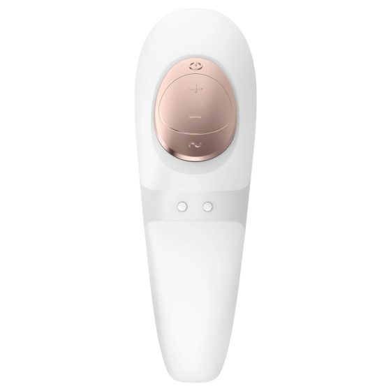 Satisfyer Pro 4 Couples - dobíjecí stimulátor pro páry s tlakovými vlnami (bílý)