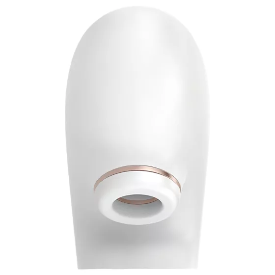 Satisfyer Pro 4 Couples - párový vibrátor s tlakovými vlnami - dobíjecí - bílý