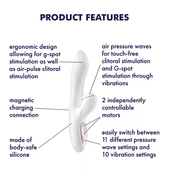 Satisfyer Pro+ G-spot - vibrátor na klitoris a G-bod