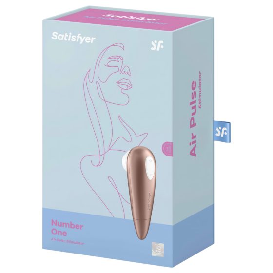 Satisfyer 1 Number One - bezkontaktní stimulátor klitorisu (hnědá)