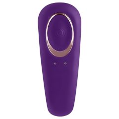   Satisfyer Double Classic - vodotěsný, nabíjecí párový vibrátor (fialový)