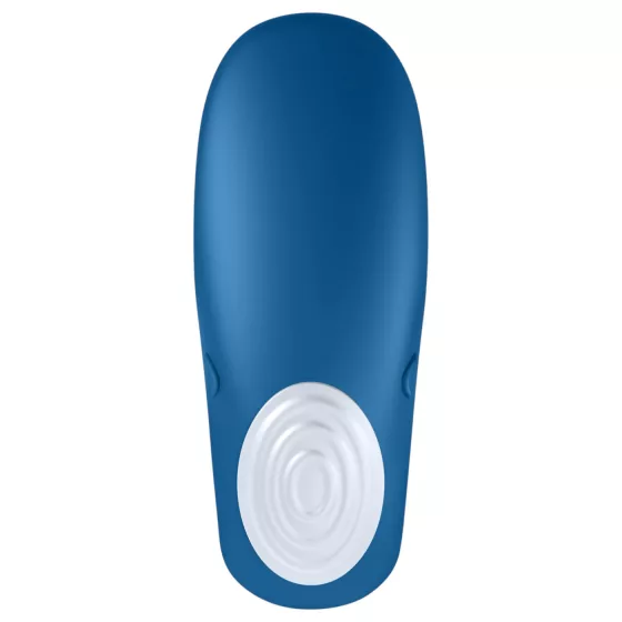 Satisfyer Double Whale - párový vibrátor se 2 motory - modrý