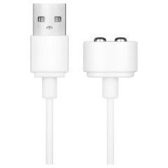 Satisfyer - magnetický USB nabíjecí kabel - 2 ks - bílý
