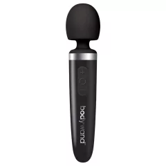   Bodywand Aqua - mini vibrátor na masáž - dobíjecí - černý