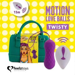 FEELZTOYS Twisty - rotační vibrační vajíčko (fialové)