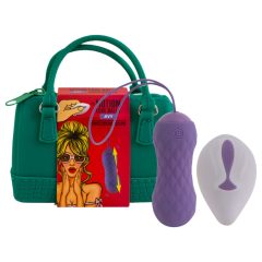   FEELZTOYS Jivy - rádiové pulzující vibrační vajíčko (fialové)