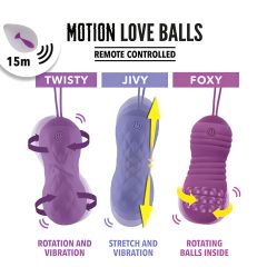 FEELZTOYS Foxy - vodotěsné vibrační vajíčko (fialové)
