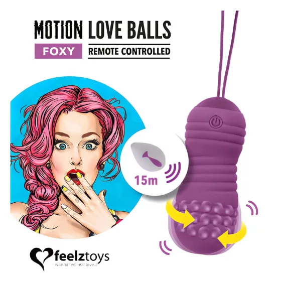 FeelzToys - vibrační vajíčko - vodotěsné - fialové