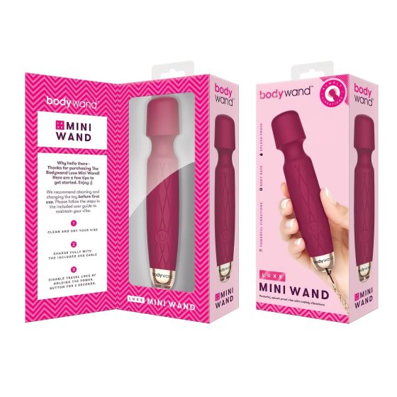 Bodywand Luxe - akumulátorový mini masážní vibrátor (růžový)