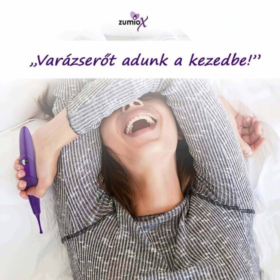 Zumio Soft - vibrační stimulátor klitorisu - akumulátor - fialový
