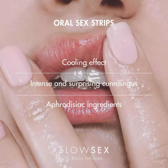 Slow Sex - jedlé plátky na orální sex - máta - 7 ks