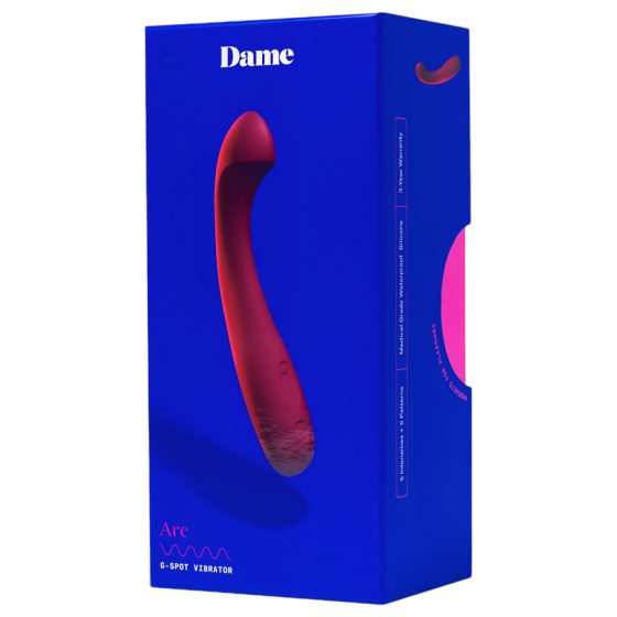 Dame Arc - akumulátorový G-bod vibrátor (růžový)