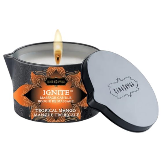 Kámasútra - veganská masážní svíčka - sladké mango (170g)