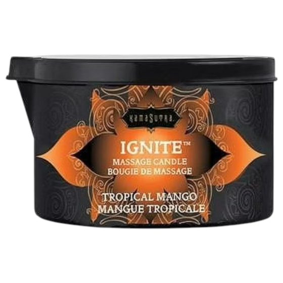Kámasútra - veganská masážní svíčka - sladké mango (170g)