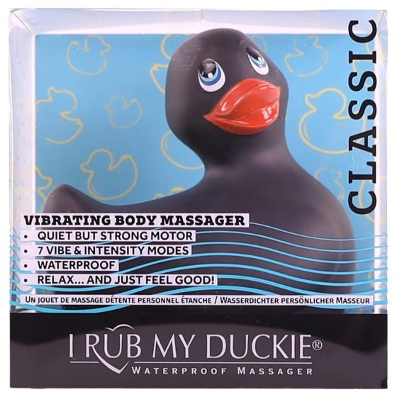 My Duckie 2.0 - vodotěsný vibrační stimulátor ve tvaru kachničky (černý)