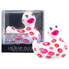   My Duckie Romance 2.0 - vodotěsný vibrátor na klitoris - bílá/růžová