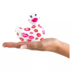   My Duckie Romance 2.0 - vodotěsný vibrátor na klitoris - bílá/růžová