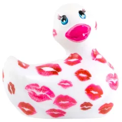   My Duckie Romance 2.0 - vodotěsný vibrátor na klitoris - bílá/růžová