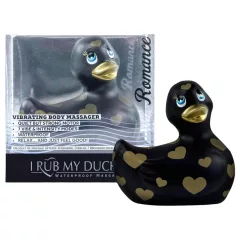   My Duckie Romance 2.0 - vibrátor na klitoris - černá/zlatá