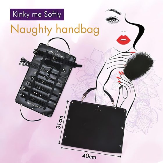 RS Soiree Kinky Me Softly – BDSM sada na bondage - černá (7 dílů)