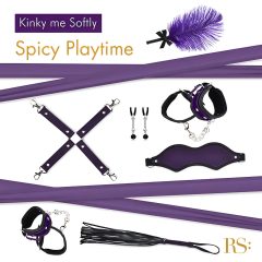   RS Soiree Kinky Me Softly - BDSM svazovací sada - fialová (7 dílů)