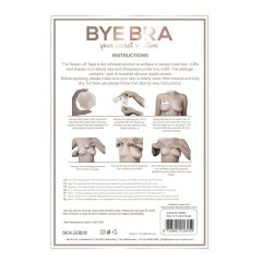   Bye Bra D-F - neviditelná podprsenková páska - tělová (3 páry)
