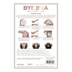   Bye Bra Perfect A-F - neviditelná push-up páska - tělová (6 párů)