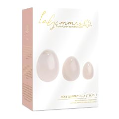   La Gemmes Yoni – sada venušiných kuliček – růženín (3ks)