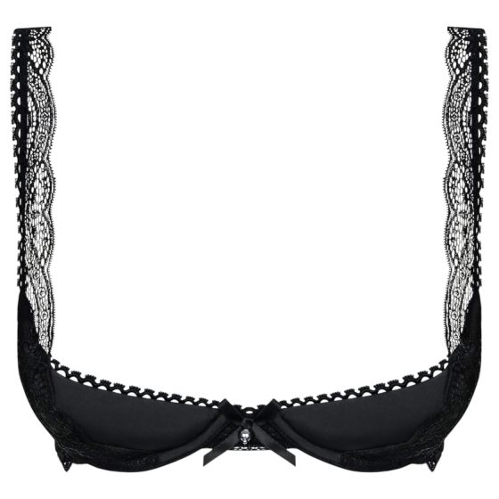 Obsessive Miamor - krajková podprsenka push-up (černá)
