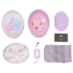   ZALO Baby Heart - chytrý vodotěsný klitorální vibrátor (fialový)