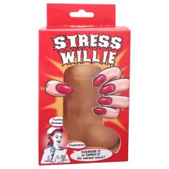 Stres Willie - antistresová kulička - penis (přírodní)