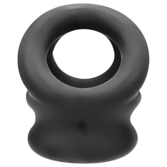 OXBALLS Tri-Squeeze - erekční kroužek (černý)