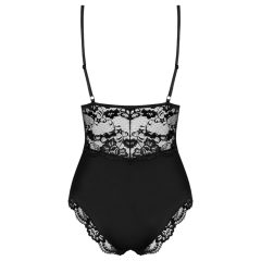 Obsessive 810-TED-1 - krajkové body (černé)