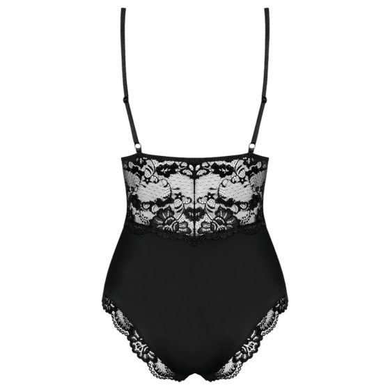Obsessive 810-TED-1 - krajkové body (černé)
