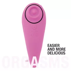 FeelzToys - vibrátor na klitoris 2v1 dobíjecí - růžový