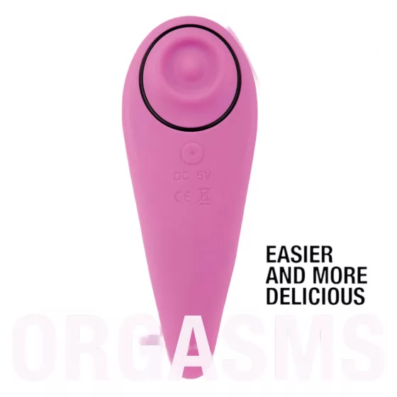 FeelzToys - vibrátor na klitoris 2v1 dobíjecí - růžový