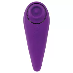 FeelzToys - vibrátor na klitoris 2v1 dobíjecí - fialová