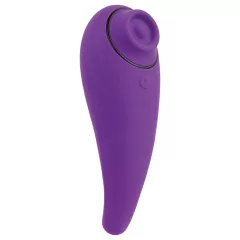 FeelzToys - vibrátor na klitoris 2v1 dobíjecí - fialová