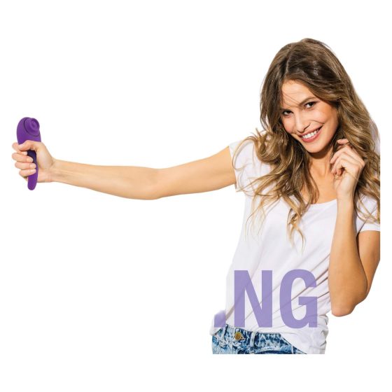 FEELZTOYS Femmegasm - dobíjecí 2v1 klitorální vibrátor (fialová)