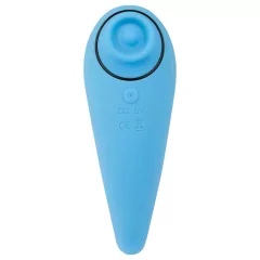 FeelzToys - vibrátor na klitoris 2v1 - dobíjecí, modrý