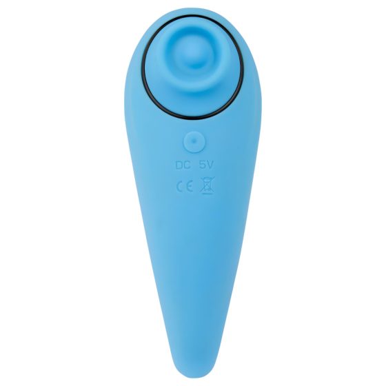 FEELZTOYS Femmegasm - akumulátorový 2v1 klitoridální vibrátor (modrý)