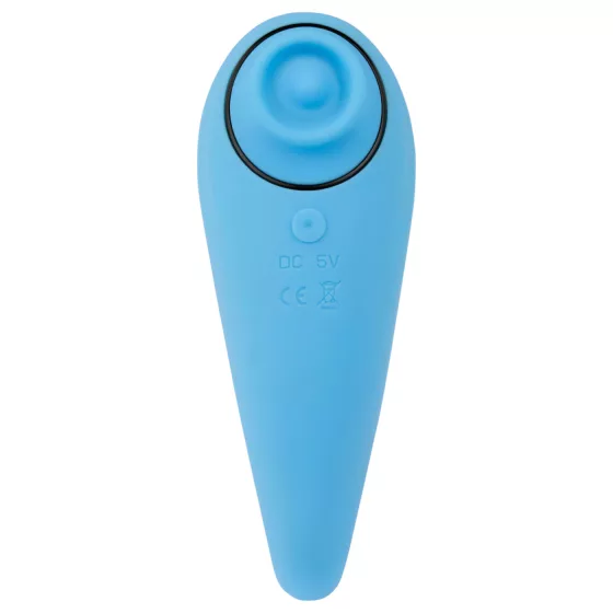 FeelzToys - vibrátor na klitoris 2v1 - dobíjecí, modrý