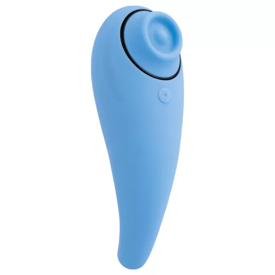 FeelzToys - vibrátor na klitoris 2v1 - dobíjecí, modrý