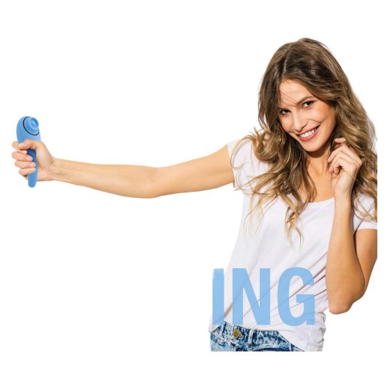 FEELZTOYS Femmegasm - akumulátorový 2v1 klitoridální vibrátor (modrý)